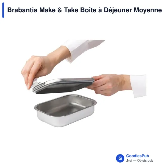 Boîte à déjeuner personnalisable Brabantia Make & Take avec logo - Image 7