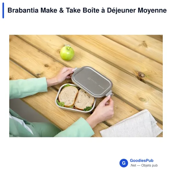Boîte à déjeuner personnalisable Brabantia Make & Take avec logo - Image 8