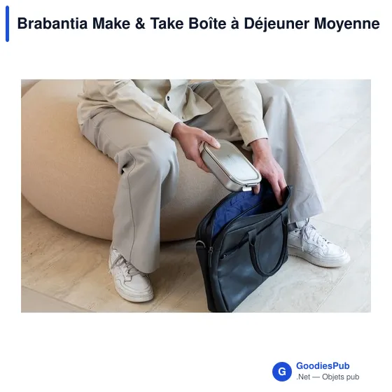 Boîte à déjeuner personnalisable Brabantia Make & Take avec logo - Image 10