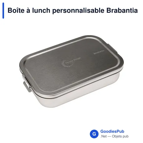 Boîte à lunch personnalisable Brabantia Make & Take 2 L avec logo