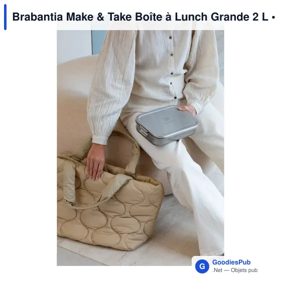 Boîte à lunch personnalisable Brabantia Make & Take 2 L avec logo - Image 11