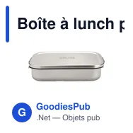 Boîte à lunch personnalisable Brabantia Make & Take 2 L avec logo - Miniature 3