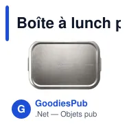 Boîte à lunch personnalisable Brabantia Make & Take 2 L avec logo - Miniature 6