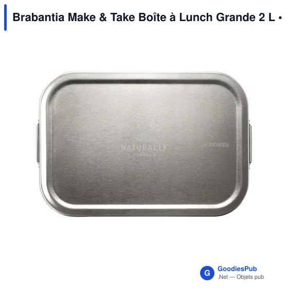 Boîte à lunch personnalisable Brabantia Make & Take 2 L avec logo - Image 6