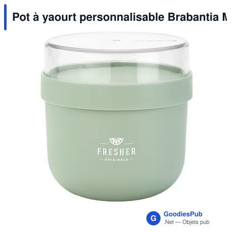 Pot à yaourt personnalisable Brabantia Make & Take avec logo