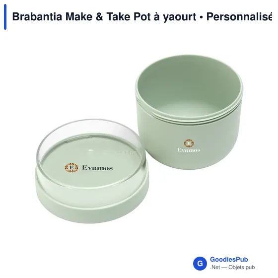Pot à yaourt personnalisable Brabantia Make & Take avec logo - Image 2