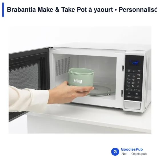 Pot à yaourt personnalisable Brabantia Make & Take avec logo - Image 6
