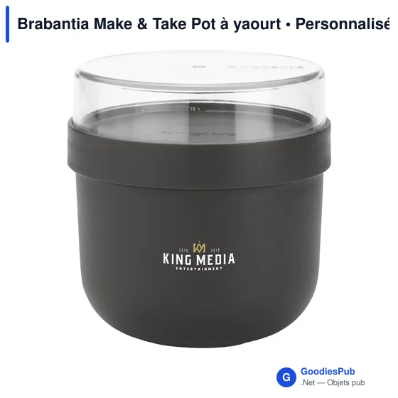 Pot à yaourt personnalisable Brabantia Make & Take avec logo - Image 7