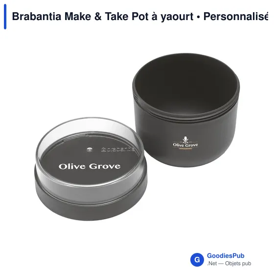 Pot à yaourt personnalisable Brabantia Make & Take avec logo - Image 8
