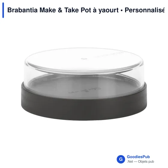 Pot à yaourt personnalisable Brabantia Make & Take avec logo - Image 9