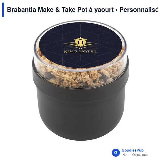 Pot à yaourt personnalisable Brabantia Make & Take avec logo - Image 10