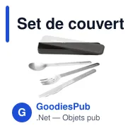Set de couverts réutilisables personnalisable avec logo - Brabantia - Miniature 2