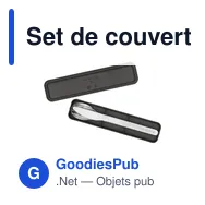 Set de couverts réutilisables personnalisable avec logo - Brabantia - Miniature 3