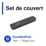 Set de couverts réutilisables personnalisable avec logo - Brabantia - Miniature 4
