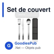 Set de couverts réutilisables personnalisable avec logo - Brabantia - Miniature 5