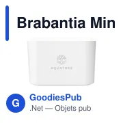 Poubelle de salle de bain personnalisable Brabantia Mindset avec logo - Miniature 1