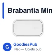 Poubelle de salle de bain personnalisable Brabantia Mindset avec logo - Miniature 2