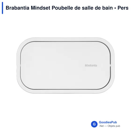 Poubelle de salle de bain personnalisable Brabantia Mindset avec logo - Image 2