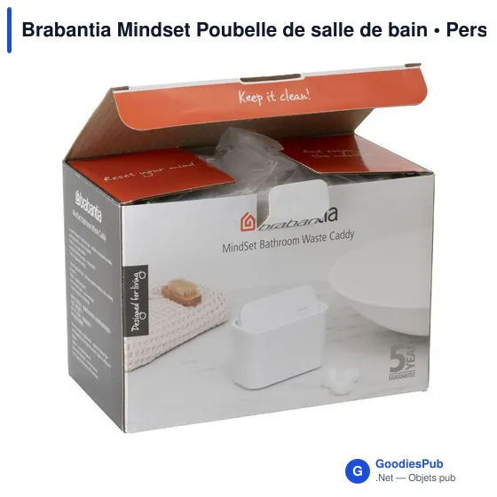 Poubelle de salle de bain personnalisable Brabantia Mindset avec logo - Image 4
