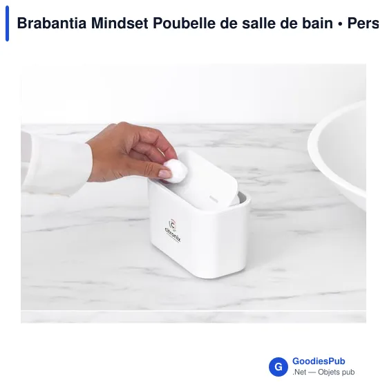 Poubelle de salle de bain personnalisable Brabantia Mindset avec logo - Image 5