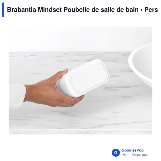 Poubelle de salle de bain personnalisable Brabantia Mindset avec logo - Image 8