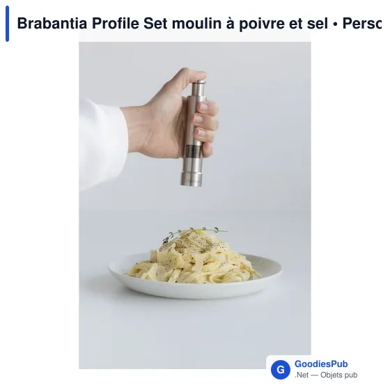 Moulin à épices personnalisable Brabantia Profile Set avec logo - Image 5