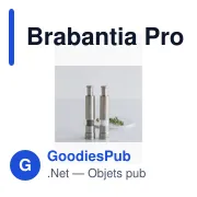 Moulin à épices personnalisable Brabantia Profile Set avec logo - Miniature 6
