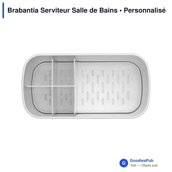Organiseur de salle de bains personnalisable avec logo - Brabantia - Image 4