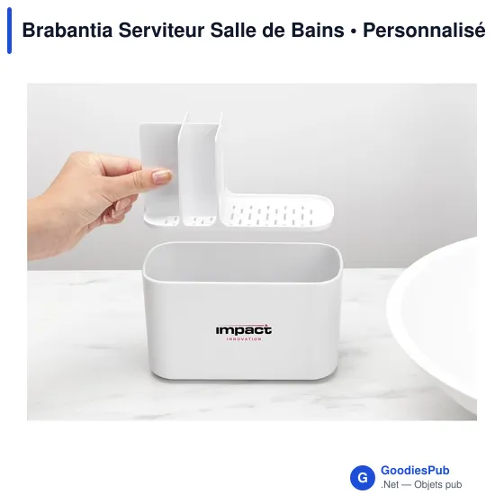 Organiseur de salle de bains personnalisable avec logo - Brabantia - Image 7