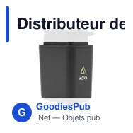 Distributeur de savon personnalisable Brabantia pour logo - Miniature 2