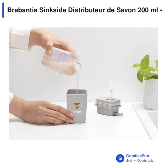 Distributeur de savon personnalisable Brabantia pour logo - Image 12