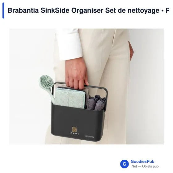 Set de nettoyage personnalisable Brabantia SinkSide avec logo - Image 10