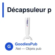Décapsuleur personnalisable Brabantia Tasty+ avec logo - Miniature 1