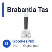 Ustensile de cuisine personnalisable : Roulette à Pizza Brabantia Tasty+avec logo - Miniature 1