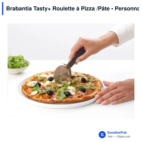 Ustensile de cuisine personnalisable : Roulette à Pizza Brabantia Tasty+avec logo - Image 3