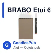 BRABO Etui 6 crayons cire - Miniature 1