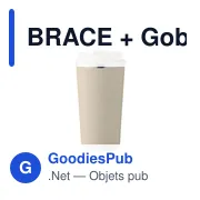 BRACE + Gobelet à double paroi 510 ml - Miniature 1