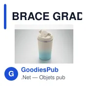 Gobelet double paroi personnalisable en acier inoxydable - BRACE GRADIENTavec logo - Miniature 7