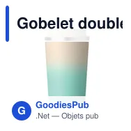 Gobelet double paroi personnalisable en acier inoxydable - BRACE GRADIENTavec logo - Miniature 9