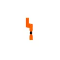 Variante orange fluo - Bracelet Clasmy