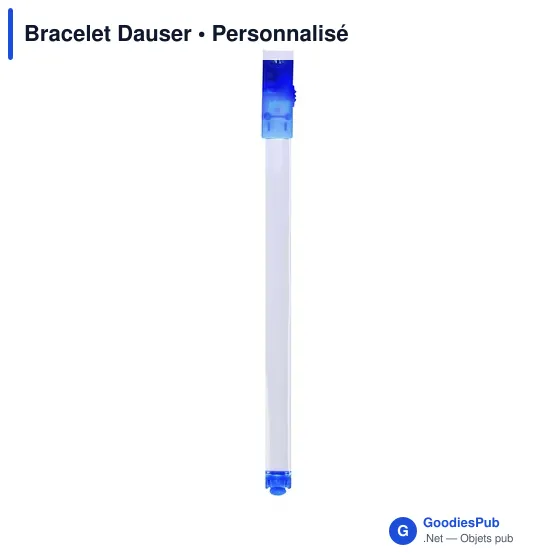 Bracelet lumineux personnalisable Dauser avec logo pour événements - Image 12