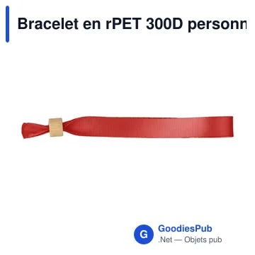Bracelet en rPET 300D personnalisable avec logo - Tarian