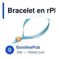 Bracelet en rPET 300D personnalisable avec logo - Tarian - Miniature 2
