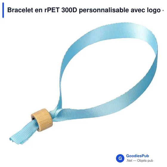 Bracelet en rPET 300D personnalisable avec logo - Tarian - Image 2