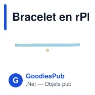 Bracelet en rPET 300D personnalisable avec logo - Tarian - Miniature 3