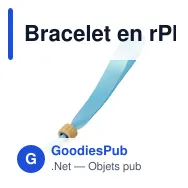 Bracelet en rPET 300D personnalisable avec logo - Tarian - Miniature 4