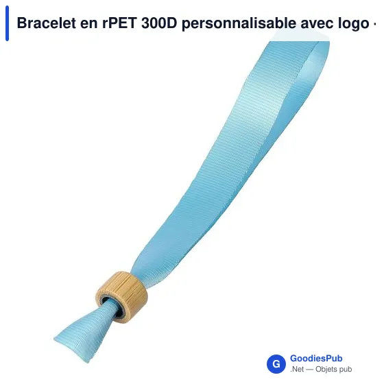 Bracelet en rPET 300D personnalisable avec logo - Tarian - Image 4