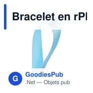 Bracelet en rPET 300D personnalisable avec logo - Tarian - Miniature 6