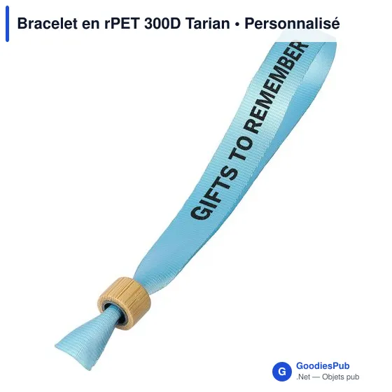 Bracelet en rPET 300D personnalisable avec logo - Tarian - Image 8