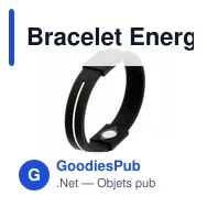 Bracelet Energy personnalisable avec logo pour objets publicitaires - Miniature 7